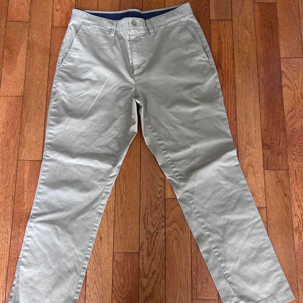 Croft-barrow Men's Khaki Chino Pants Size 34x30